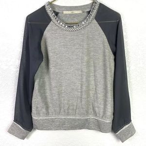 Gibson Rhinestone & Pearl Sweatshirt